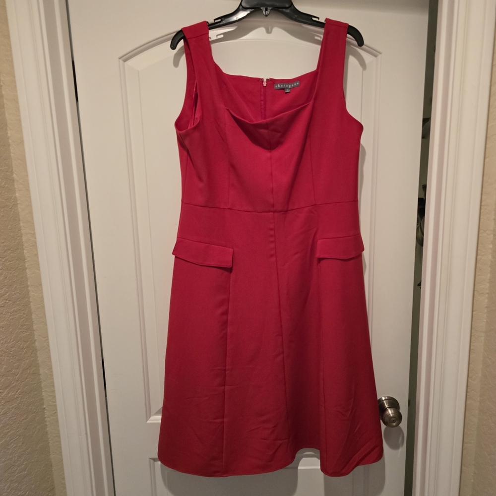Sharagano Bold Red Mini Dress